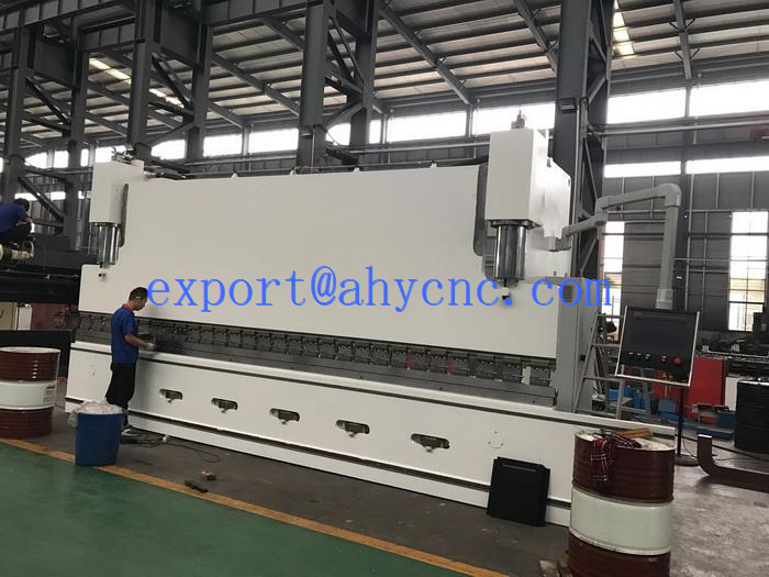 China AHYW Yawei 300T6M 6 axis cnc press brakes Italy made esa s660w  DSP MCS Laser safe guarding suppliers